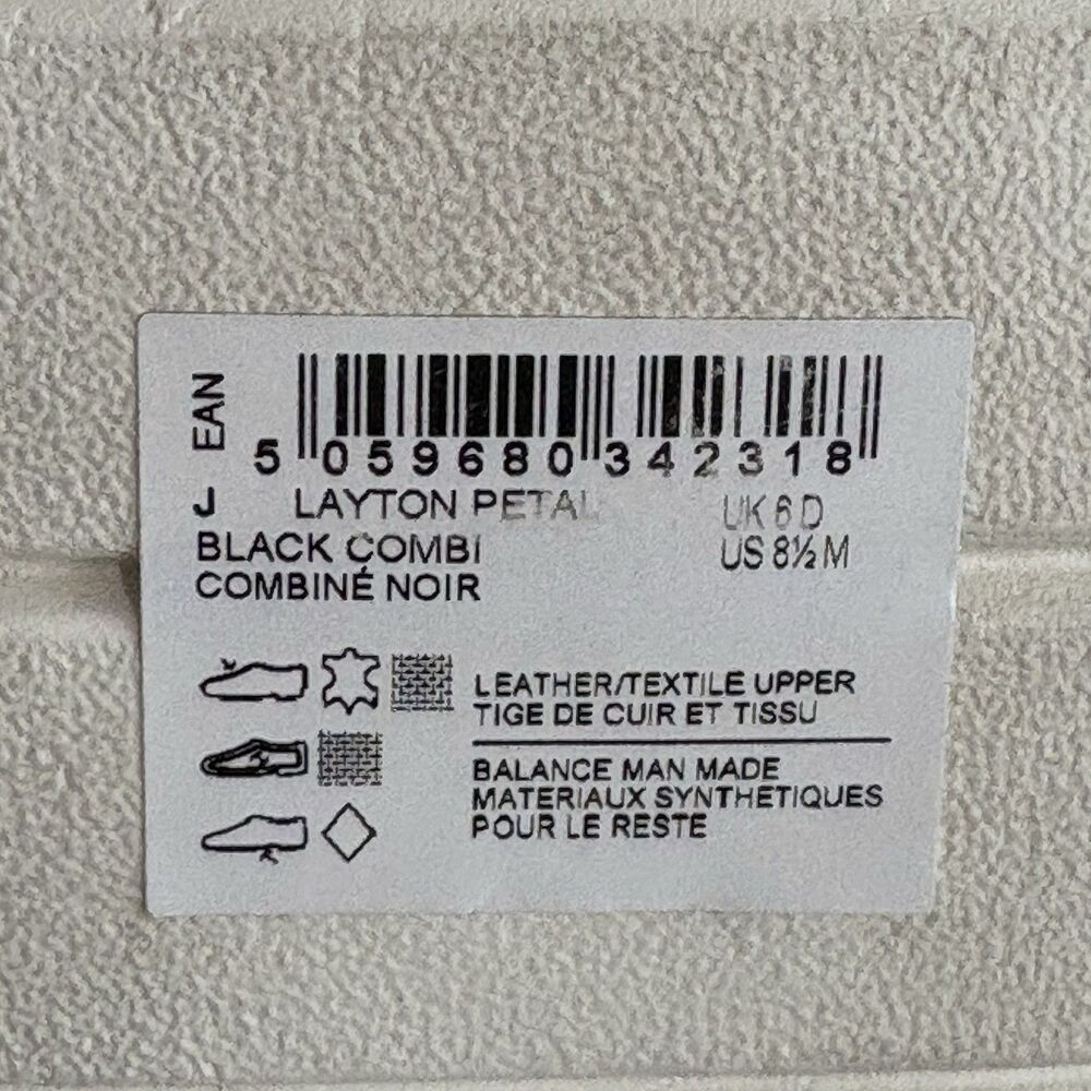 Clarks Women's Slip On Sneaker Layton Petal‎ Size 8.5 Medium Black Combi - Picture 9 of 16